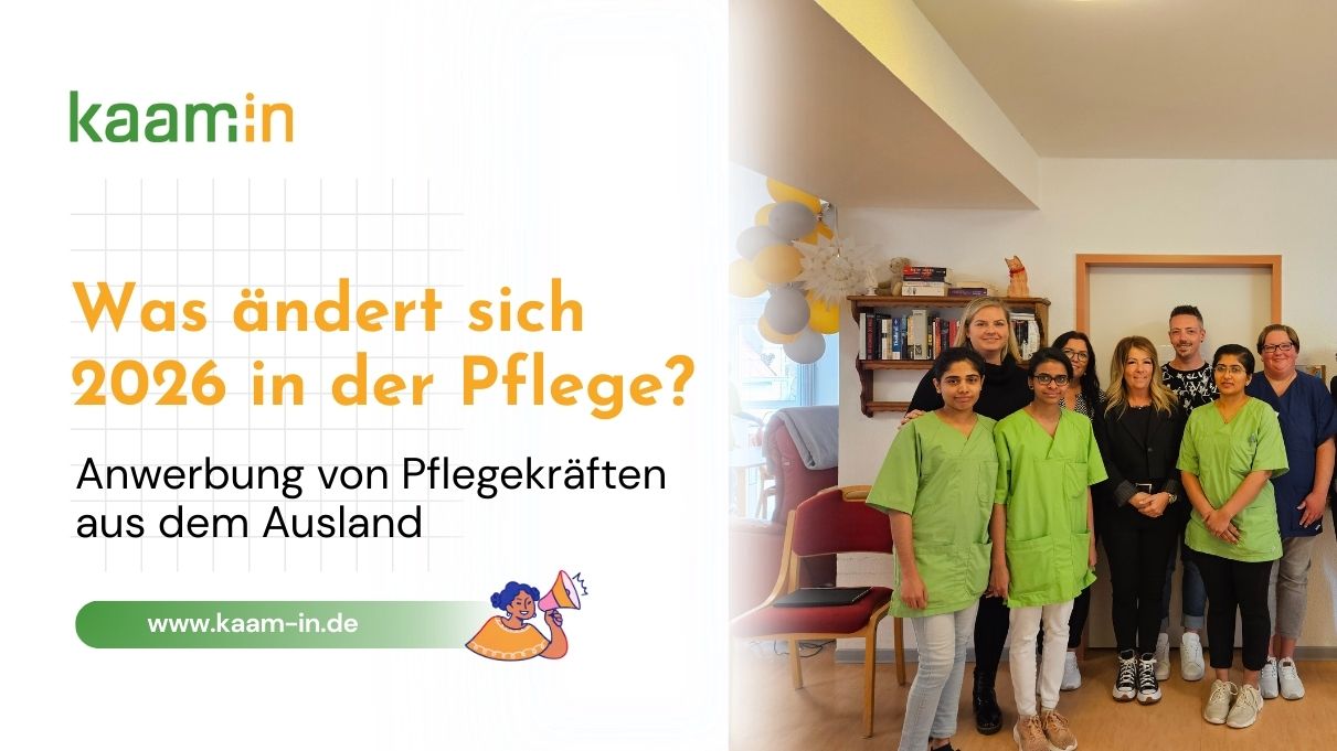 Was ändert sich 2026 in der Pflege?Anwerbung von Pflegekräften aus dem Ausland