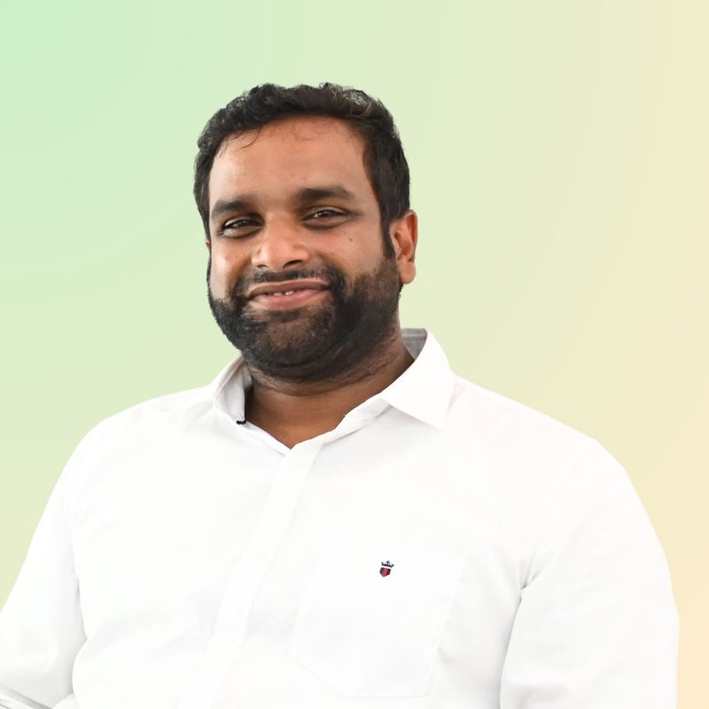 Vinish Varghese, Geschäftsführer der Kaam-in Academy in Indien